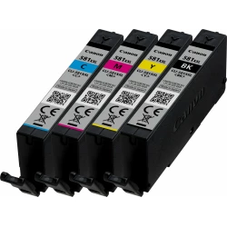4 CARTUCHOS TINTA CANON CLI-581 XXL 11.7ML MULTIPACK COMPATIBLE SEGUN ESPECIFICA | 1998C005 | 8714574652184