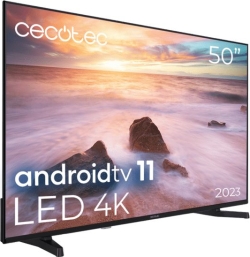 TV CECOTEC 50`` ALU20050 UHD 4K HDMI Android TV (02614) | Hay 2 unidades en almacén | Entrega a domicilio en Canarias en 24/48 horas laborables