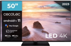 TV CECOTEC 50`` ALU20050Z UHD 4K HDMI Android TV (02598) | Hay 3 unidades en almacén | Entrega a domicilio en Canarias en 24/48 horas laborables