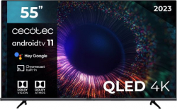 TV CECOTEC 55`` V1+ VQU11055+S QLED 4K UHD HDMI (02580) | Hay 3 unidades en almacén | Entrega a domicilio en Canarias en 24/48 horas laborables