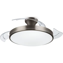 Ventilador Techo Philips Atlas LED Níquel (929004081901 | Hay 8 unidades en almacén | Entrega a domicilio en Canarias en 24/48 horas laborables
