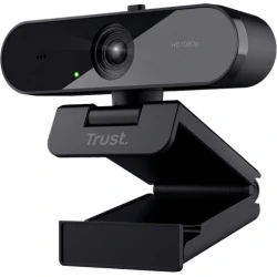 Webcam Trust Tw-200 Fhd Usb Clip Soporte Negra (24734) | 8713439247343