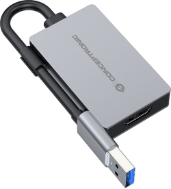 Adaptador CONCEPTRONIC USB-A/M a HDMI/H Gris (ABBY22G) Adaptador CONCEPTRONIC USB-A/M a HDMI/H Gris (ABBY22G) | Hay 5 unidades en almacén | Entrega a domicilio en Canarias en 24/48 horas laborables