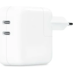 Adaptador Corriente Apple 2USB-C 35W Blanco (MW2K3AA/A) | Hay 2 unidades en almacén | Entrega a domicilio en Canarias en 24/48 horas laborables