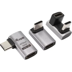 Adaptador EQUIP USB-C M/H 240W Pack 3 (EQ133478) | Hay 5 unidades en almacén | Entrega a domicilio en Canarias en 24/48 horas laborables