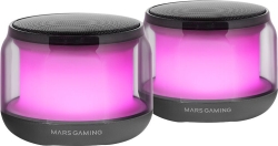 Altavoces Mars Gaming 15W RGB 3.5mm BT Negros (MSAURA) | Hay 2 unidades en almacén | Entrega a domicilio en Canarias en 24/48 horas laborables