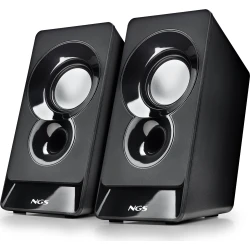 Altavoces NGS 2.0 12W Jack 3.5mm USB-A Negros (SB210) | Hay 1 unidades en almacén | Entrega a domicilio en Canarias en 24/48 horas laborables
