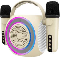 Altavoz CELLY Wireless 5W 2 Micrófonos (PARTYMIC2WH) | Hay 3 unidades en almacén | Entrega a domicilio en Canarias en 24/48 horas laborables