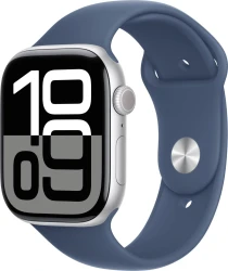 Apple Watch Series 10 GPS 46mm Plata/Azul (MWWM3QL/A) | Hay 1 unidades en almacén | Entrega a domicilio en Canarias en 24/48 horas laborables