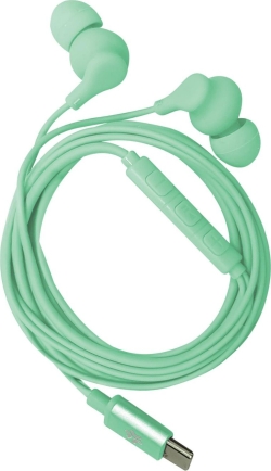 Auriculares CELLY Earphones USB-C Verde (UP1600TYPECGN) | Hay 4 unidades en almacén | Entrega a domicilio en Canarias en 24/48 horas laborables