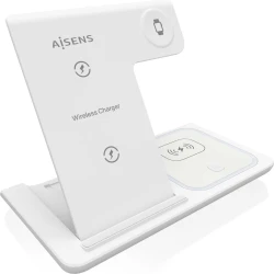 Base AISENS carga Inalámbrica 15W (ASCH-15W3WC044-W) | Hay 2 unidades en almacén | Entrega a domicilio en Canarias en 24/48 horas laborables