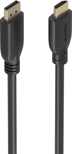 Cable AISENS DP/M a HDMI/M 10m Negro (A125-0922) | Hay 1 unidades en almacén | Entrega a domicilio en Canarias en 24/48 horas laborables
