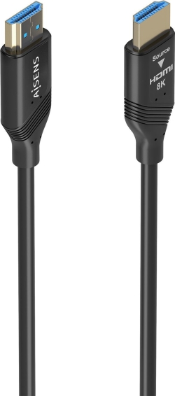 Cable AISENS HDMI 2.1 AOC 8K M/M 25m Negro (A153-0936) | Hay 1 unidades en almacén | Entrega a domicilio en Canarias en 24/48 horas laborables