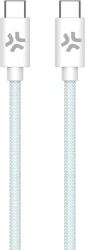 Cable CELLY USB-C a USB-C Azul/Blanco (USBCUSBCCOTTLB) | Hay 5 unidades en almacén | Entrega a domicilio en Canarias en 24/48 horas laborables