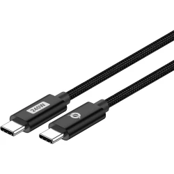 Cable CONCEPTRONIC USB-C M/M 240W 2m Negro (ETTA03B20) | Hay 3 unidades en almacén | Entrega a domicilio en Canarias en 24/48 horas laborables