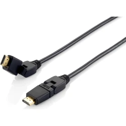 Cable EQUIP HDMI 2.0/M Con Ethernet 2m Negro (119362) | Hay 5 unidades en almacén | Entrega a domicilio en Canarias en 24/48 horas laborables