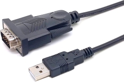 Cable EQUIP USB-A a Serie (DB-9) 1.5m Negro (133391) | Hay 4 unidades en almacén | Entrega a domicilio en Canarias en 24/48 horas laborables