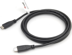 Cable EQUIP USB-C/M a USB/M 3m Negro (128888) | Hay 10 unidades en almacén | Entrega a domicilio en Canarias en 24/48 horas laborables