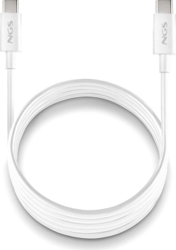 Cable NGS USB-C a USB-C 60W 1m Blanco (ZYRO60W-1WHITE) Cable NGS USB-C a USB-C 60W 1m Blanco (ZYRO60W-1WHITE) | Hay 10 unidades en almacén | Entrega a domicilio en Canarias en 24/48 horas laborables