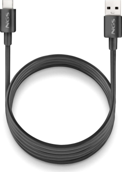 Cable NGS USB-C/M a USB-C/M 1m Negro (ZYRO-ACBLACK) Cable NGS USB-C/M a USB-C/M 1m Negro (ZYRO-ACBLACK) | Hay 10 unidades en almacén | Entrega a domicilio en Canarias en 24/48 horas laborables