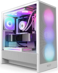 Caja NZXT H5 Flow RGB ATX EATX Blanca (CC-H52FW-R1) Caja NZXT H5 Flow RGB ATX EATX Blanca (CC-H52FW-R1) | Hay 2 unidades en almacén | Entrega a domicilio en Canarias en 24/48 horas laborables