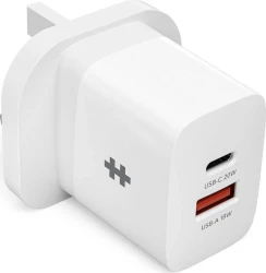 Cargador Pared TARGUS HyperJuice USB-A/C 20W (HJ205UK) | Hay 2 unidades en almacén | Entrega a domicilio en Canarias en 24/48 horas laborables