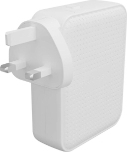 Cargador Targus 145W 1USB-A 3USB-C Blanco(HJ1001WHWWGL) | Hay 2 unidades en almacén | Entrega a domicilio en Canarias en 24/48 horas laborables