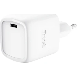 Cargador Pared Trust Maxo GaN 30W 1USB-C Blanco (25520) | Hay 3 unidades en almacén | Entrega a domicilio en Canarias en 24/48 horas laborables