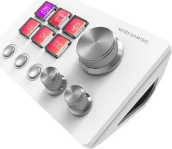 Control Deck Mars Gaming 6 Teclas LCD Blanco (MSDTWOW) | Hay 2 unidades en almacén | Entrega a domicilio en Canarias en 24/48 horas laborables