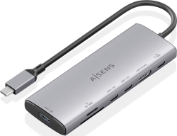 Docking AISENS 7en1 USB-C 4K/60Hz Gris (ASUC-7P031-GR) Docking AISENS 7en1 USB-C 4K/60Hz Gris (ASUC-7P031-GR) | Hay 4 unidades en almacén | Entrega a domicilio en Canarias en 24/48 horas laborables