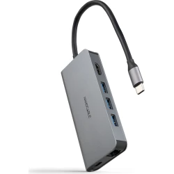 Docking Nanocable USB-C a USB-A/HDMI/USB-C (10.16.4609) | Hay 1 unidades en almacén | Entrega a domicilio en Canarias en 24/48 horas laborables