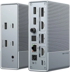 Dock Station TARGUS HyperDrive USB-C Plata (HDG215-EU) | Hay 1 unidades en almacén | Entrega a domicilio en Canarias en 24/48 horas laborables