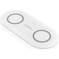 Estación Carga AISENS Qi 2en1 USB-C (ASCH-15W2WC059-W) | Hay 2 unidades en almacén | Entrega a domicilio en Canarias en 24/48 horas laborables