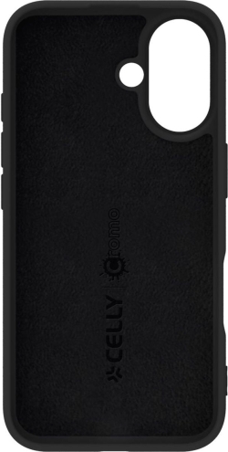 Funda CELLY Cromo iPhone 16 Negra (CROMO1078BK) | Hay 3 unidades en almacén | Entrega a domicilio en Canarias en 24/48 horas laborables
