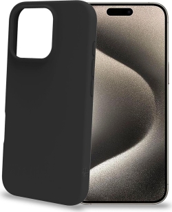 Funda CELLY Cromo iPhone 16 Pro Negro (CROMO1079BK) | Hay 3 unidades en almacén | Entrega a domicilio en Canarias en 24/48 horas laborables
