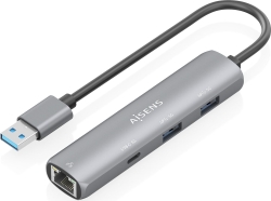 Hub AISENS USB-A a 2USB-A/1USB-C/1RJ45 (ASUC-4P035-GR) Hub AISENS USB-A a 2USB-A/1USB-C/1RJ45 (ASUC-4P035-GR) | Hay 5 unidades en almacén | Entrega a domicilio en Canarias en 24/48 horas laborables
