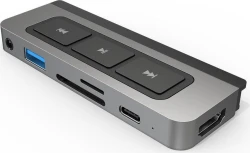 Hub TARGUS HyperDrive Multimedia USB-C 6en1 (HD449) | Hay 2 unidades en almacén | Entrega a domicilio en Canarias en 24/48 horas laborables
