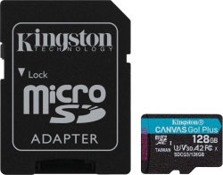 Kingston Micro SDXC 128Gb + Adaptador SD (SDCG3/128GB) | Hay 10 unidades en almacén | Entrega a domicilio en Canarias en 24/48 horas laborables