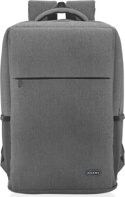 Mochila AISENS Poliéster 17`` Gris (ASBG-BP081-GR) | Hay 2 unidades en almacén | Entrega a domicilio en Canarias en 24/48 horas laborables