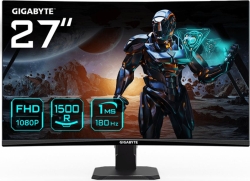 Monitor Gaming GIGABYTE 27`` GS27FC VA FHD Curvo Negro | 20VM0-GS27FCBM-1EKR | Hay 1 unidades en almacén | Entrega a domicilio en Canarias en 24/48 horas laborables