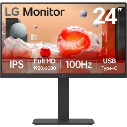Monitor LG 24`` IPS FHD 100Hz DP HDMI Negro (24BA650-B) | Hay 10 unidades en almacén | Entrega a domicilio en Canarias en 24/48 horas laborables