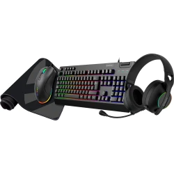 Pack Gaming UNYKA NOVA 4in1 RGB Negro (UK594008) | Hay 8 unidades en almacén | Entrega a domicilio en Canarias en 24/48 horas laborables