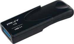 Pendrive PNY 1Tb USB-A 2.0 Negro (FD1TBATT431KK-EF) | Hay 8 unidades en almacén | Entrega a domicilio en Canarias en 24/48 horas laborables