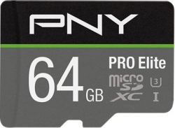 PNY MicroSDXC 64Gb Clase10 (P-SDU64GV31100PRO-GE) | Hay 10 unidades en almacén | Entrega a domicilio en Canarias en 24/48 horas laborables