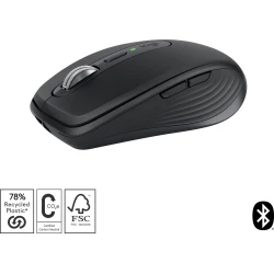 Ratón LOGITECH MX Anywhere 3S RF BT Negro (910-006929) | Hay 1 unidades en almacén | Entrega a domicilio en Canarias en 24/48 horas laborables