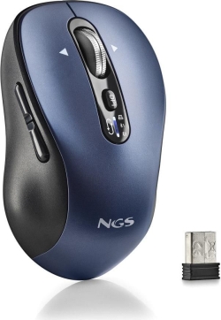 Ratón NGS Wireless Bluetooth 5.1 Azul (INFINITY-RB) | Hay 10 unidades en almacén | Entrega a domicilio en Canarias en 24/48 horas laborables