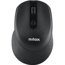 Ratón NILOX Ergonómico Wireless Negro (NXMWS101) | Hay 10 unidades en almacén | Entrega a domicilio en Canarias en 24/48 horas laborables