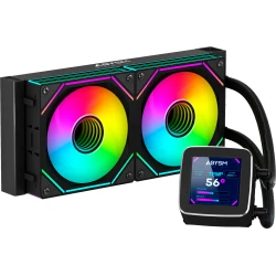 Ref. Líq. Abysm Oceanic LCD 240 ARGB Negra (AB324011) | Hay 9 unidades en almacén | Entrega a domicilio en Canarias en 24/48 horas laborables
