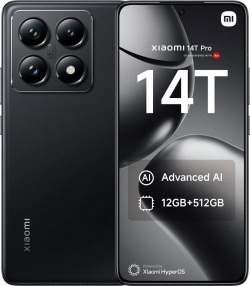Smartphone XIAOMI 14T Pro 6.67`` 12Gb 512Gb 5G Negro | XIA-SP 14T P 12-512 BK | Hay 1 unidades en almacén | Entrega a domicilio en Canarias en 24/48 horas laborables