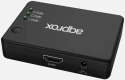 Switch Approx 4K/30Hz 3xHDMI Negro (APPC29V4) | Hay 10 unidades en almacén | Entrega a domicilio en Canarias en 24/48 horas laborables